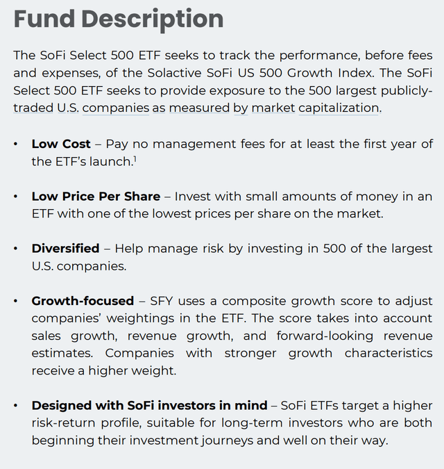 SFY fund description